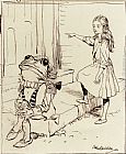 Alice And The Frog Footman by Arthur Rackham